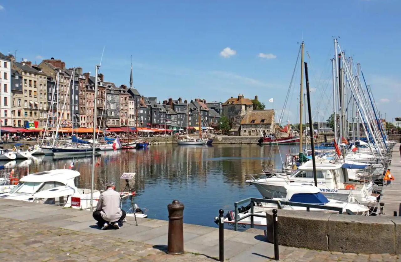 Maison Cosy Proche De La Plage De Honfleur Apartment Luaran gambar